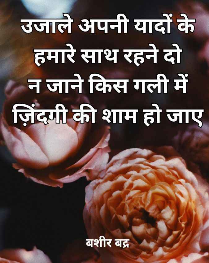 उजाले अपनी यादों के... 