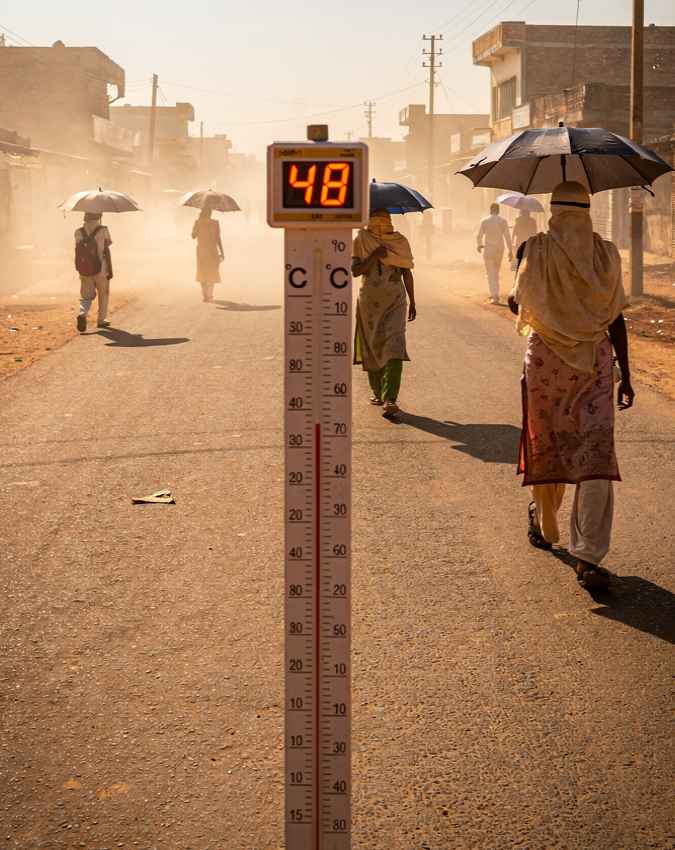 भूजल स्तर का भारी पतन