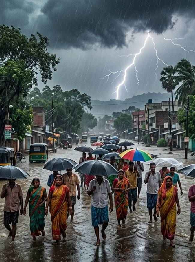 बिहार में 7 दिन बारिश की चेतावनी