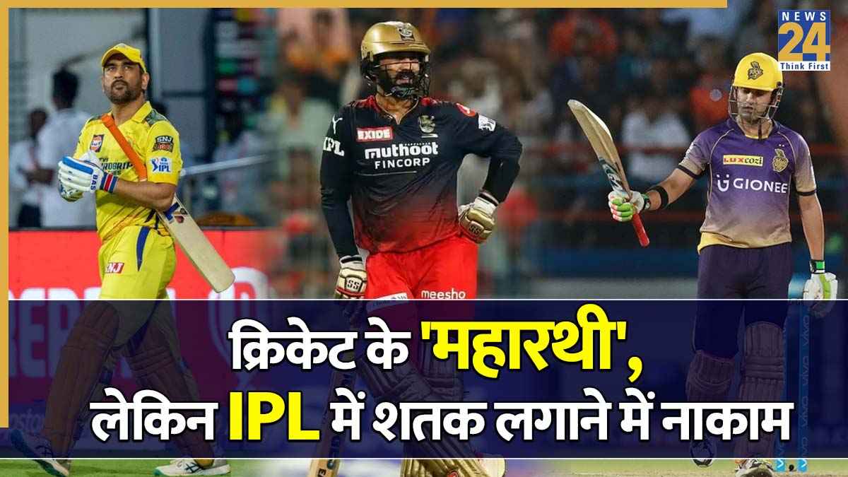 Indian Players who Failed to Score a Century in IPL History