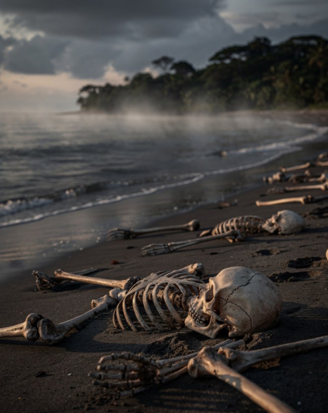 Mysterious Island With Human Skeletons-1-2-3-4-5-6-7