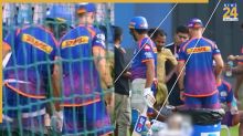 रोहित शर्मा के शॉट से ग्राउंड स्टाफ घायल