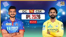 IPL 2026 DC vs CSK Live Score