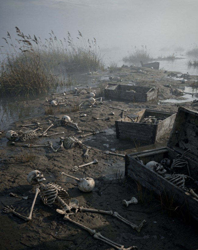 Mysterious Island With Human Skeletons-1-2