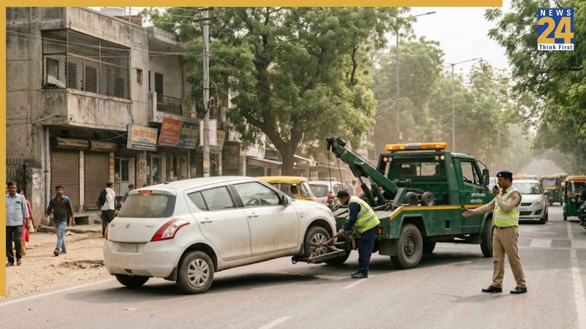 Delhi Cantt Parking Fine
