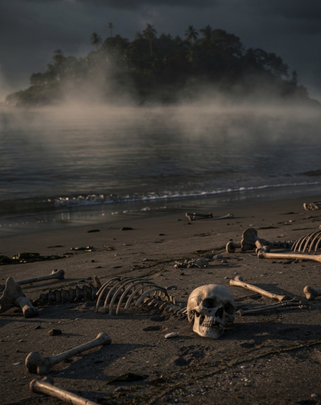 Mysterious Island With Human Skeletons-1-2-3-4-5-6