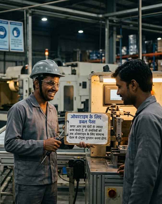 ओवरटाइम के लिए डबल पैसा