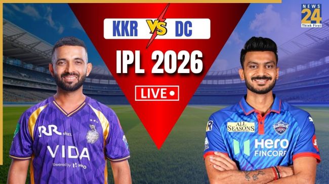 IPL 2026 KKR vs DC Live Score