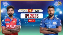 IPL 2026, PBKS vs MI Live Score