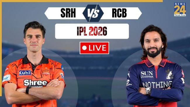 SRH vs RCB IPL 2026 Live Score