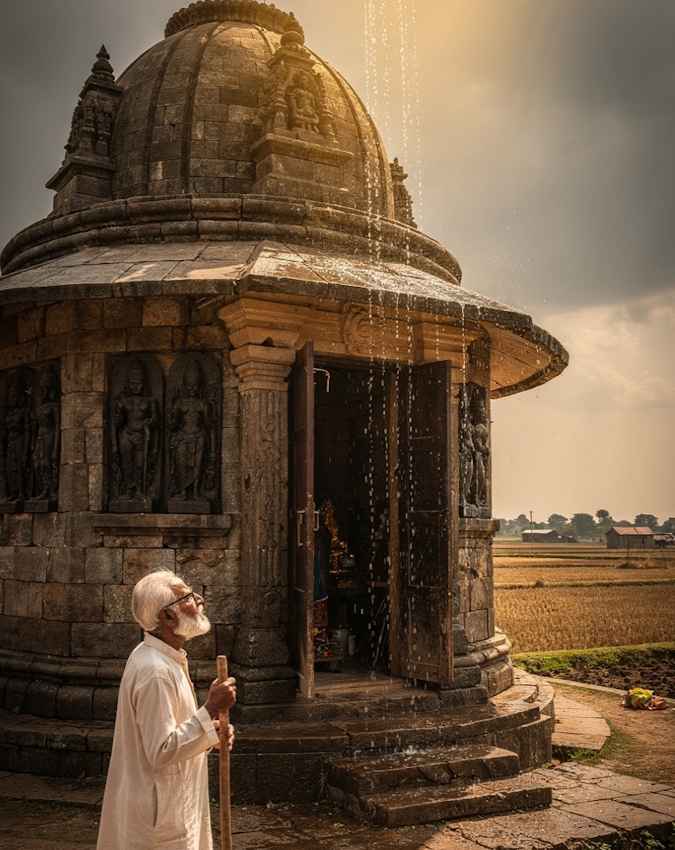 मंदिर के अंदर बदल जाता है तापमान