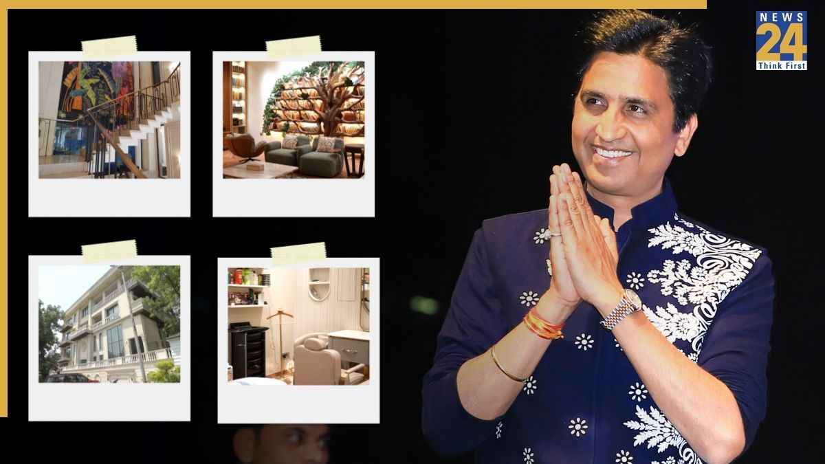 कुमार विश्वास का आलीशान बंगला देखकर रह जाएंगे हैरान! प्राइवेट सलून, रॉयल इंटीरियर और 60 फीट की पेंटिंग ने जीता दिल