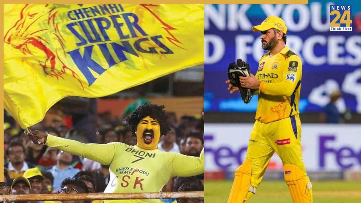 MS Dhoni CSK Fans