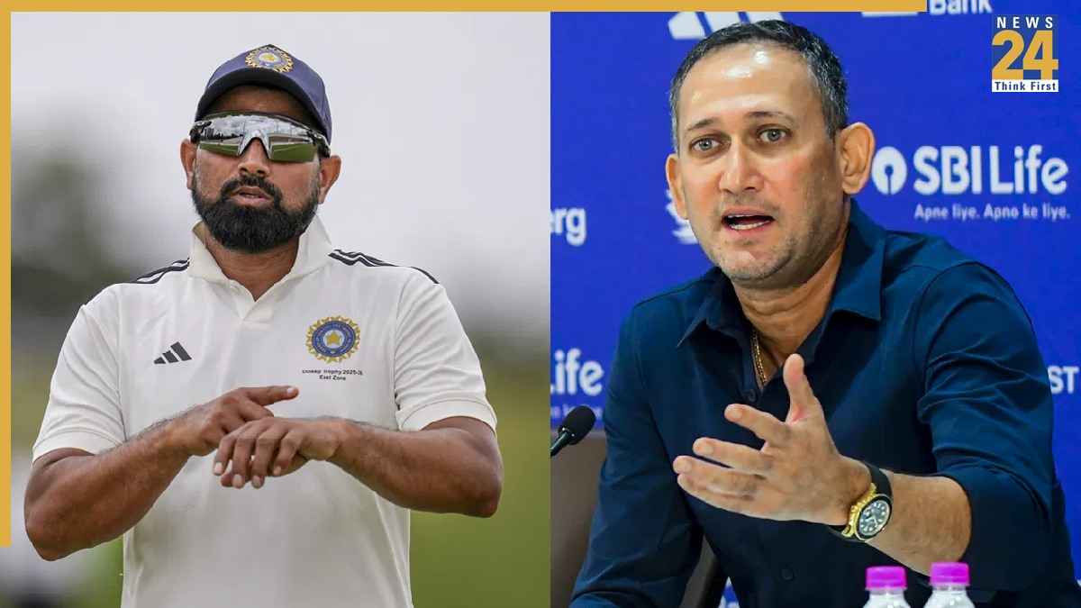 Mohammed Shami and Ajit Agarkar