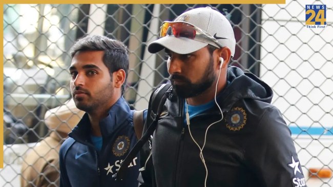 Mohammed Shami and Bhuvneshwar Kumar Mohammed Shami and Bhuvneshwar Kumar-1