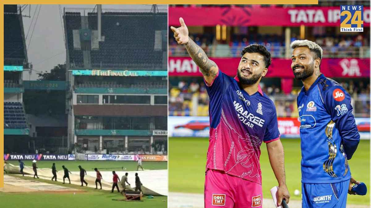 IPL 2026: MI vs RR मैच हुआ रद्द, तो प्लेऑफ की रेस से बाहर होगी कौन सी टीम? बारिश बिगाड़ सकती है खेल