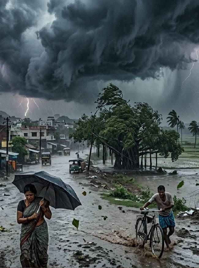 मध्य प्रदेश में आंधी-तूफान की चेतावनी