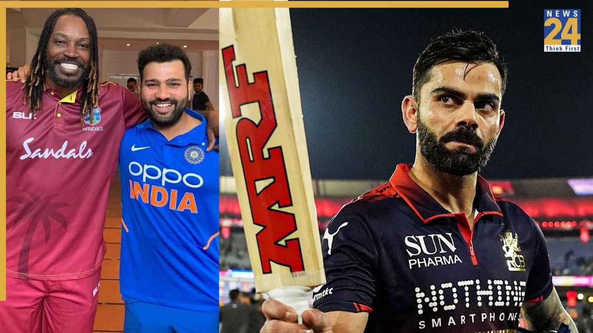 Virat Kohli Rohit Sharma Chris Gayle
