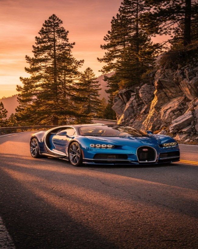 gold use in Bugatti chiron -1-2-3-4