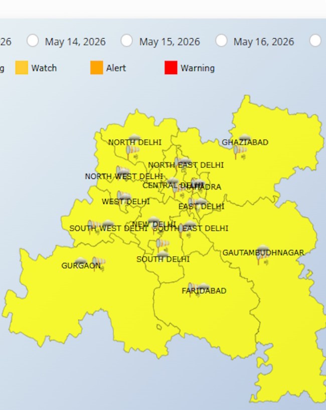 Delhi NCR Weather IMD Alert-1-2