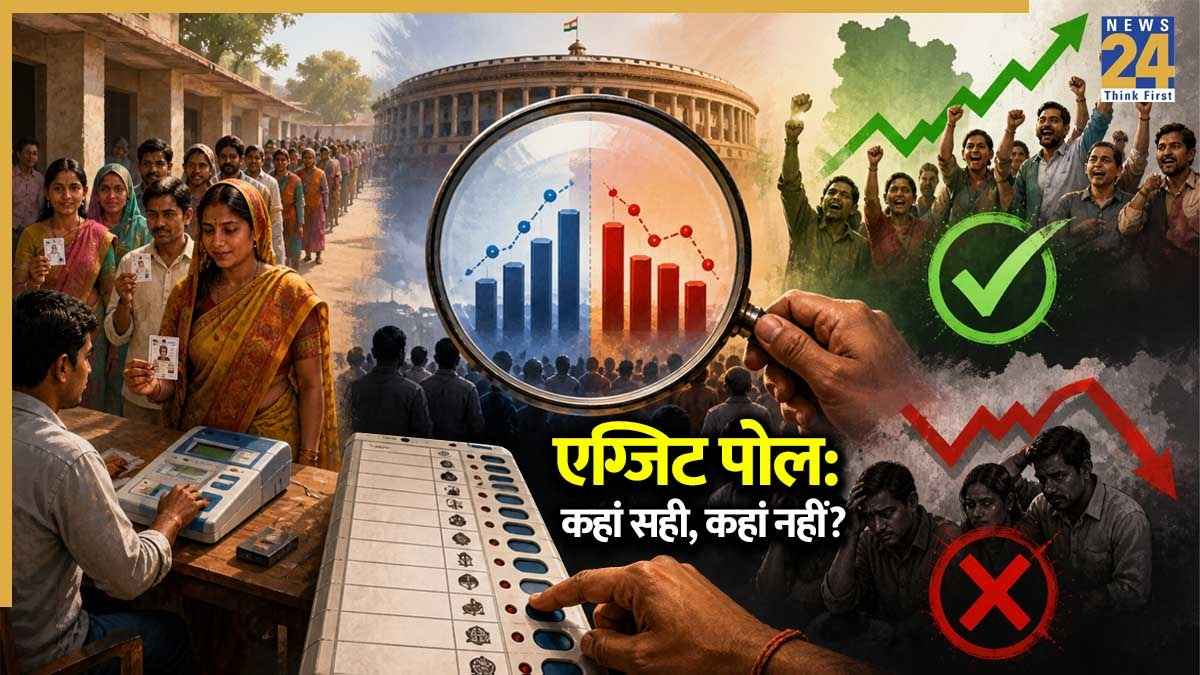 एग्जिट पोल vs रिजल्ट: कहां सच हुई भविष्यवाणी, कहां-कहां उलटफेर? जानें 5 राज्यों का चुनावी गणित