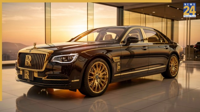gold use in Bugatti chiron -1