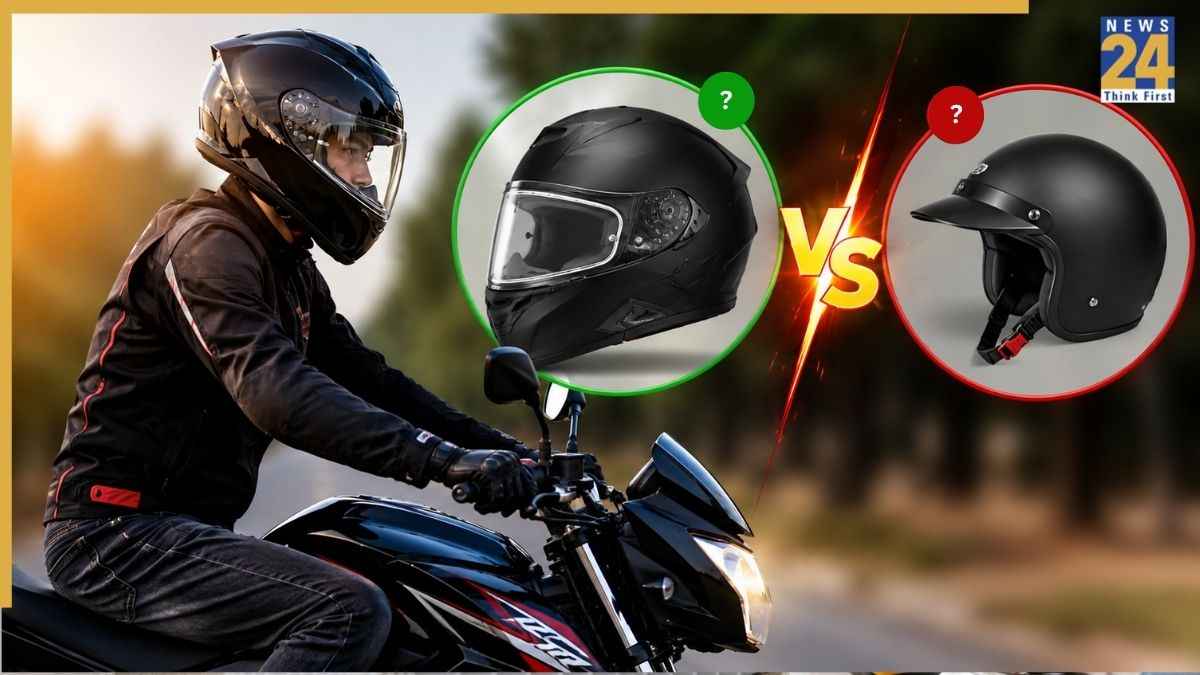 Half Helmet vs Full Helmet: हाफ या फुल फेस हेलमेट, सड़क पर कौन बचाएगा आपकी जान?