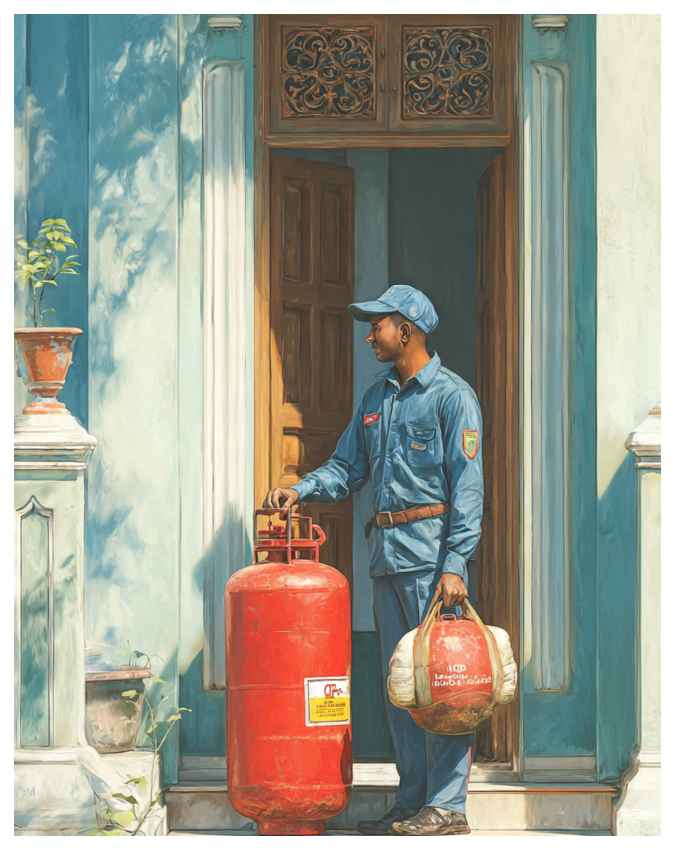 घरेलू और कमर्श‍ियल गैस स‍िलेंडर की कीमत 