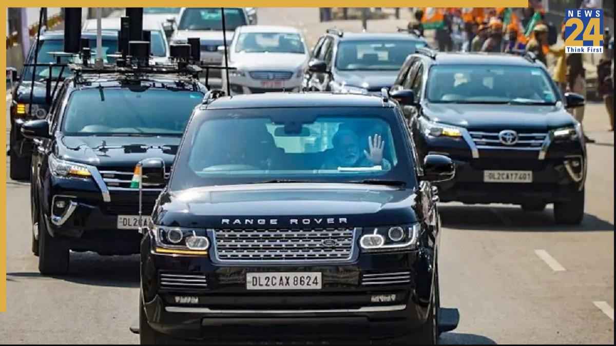 pm modi carcade pm modi carcade