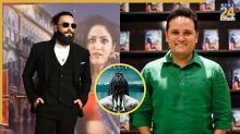 ranveer singh with amish tripathi book