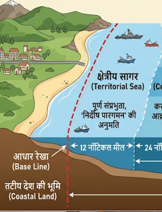 Maritime Boundary, UNCLOS Rules, Exclusive Economic Zone, Maritime Laws, Laws of the Sea-1-2
