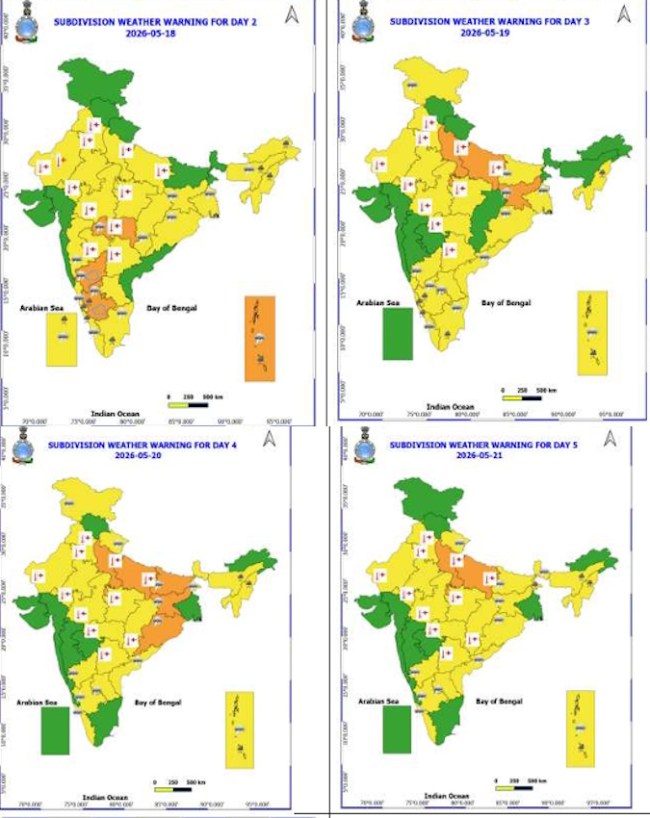 Delhi NCR Weather IMD Alert-1-2-3-4