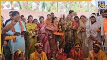 आर्थिक रूप से कमजोर परिवारों की बेटियों के लिए बना सहारा, सूरजपुर में हुआ सामूहिक विवाह समारोह