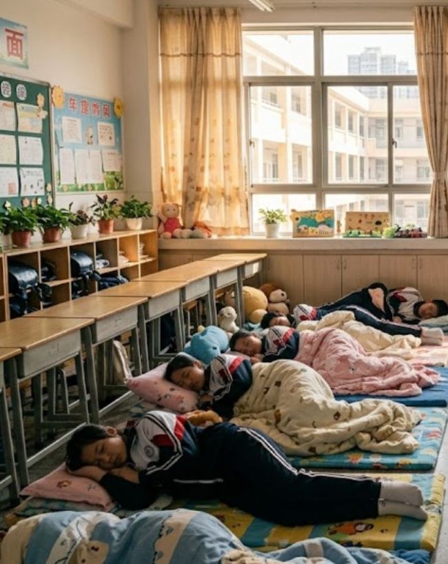 Why Japan and China Schools Give Students Sleep Break After Lunch-1-2-3-4