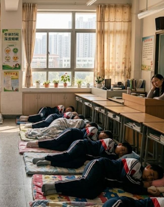Why Japan and China Schools Give Students Sleep Break After Lunch-1-2-3