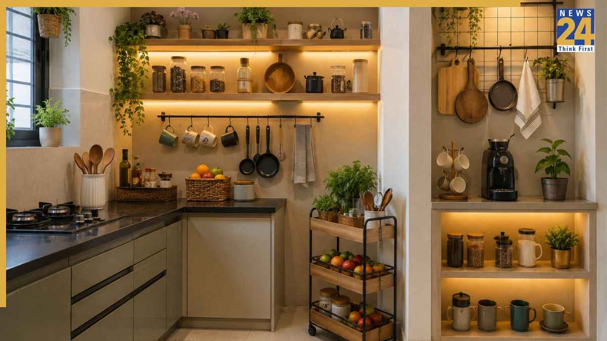 किचन के खाली स्पेस अब नहीं लगेगी बोरिंग! इन 5 स्मार्ट ऑर्गनाइजिंग हैक्स से दें नया लुक