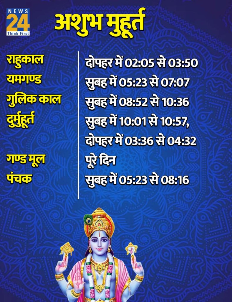 11 June 2026 Ka Ashubh Muhurat