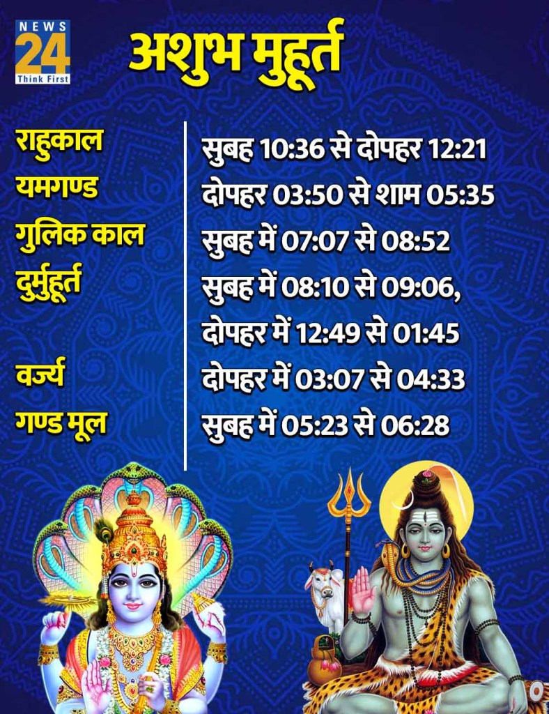 12 June 2026 Ka Ashubh Muhurat