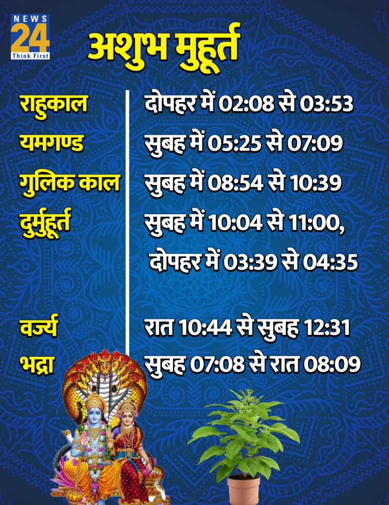 25 June 2026 Ka Ashubh Muhurat