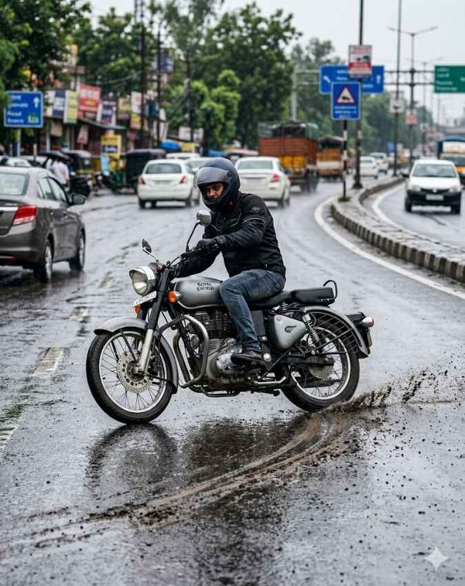 केवल रियर ब्रेक पर भरोसा करना भी सही नहीं