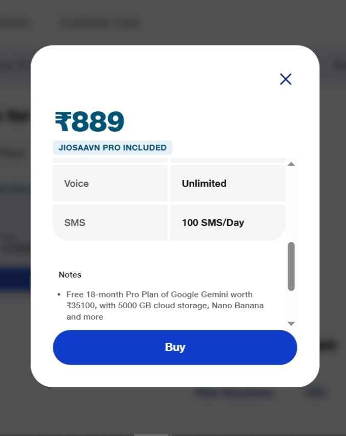 अनलिमिटेड कॉलिंग और SMS का फायदा
