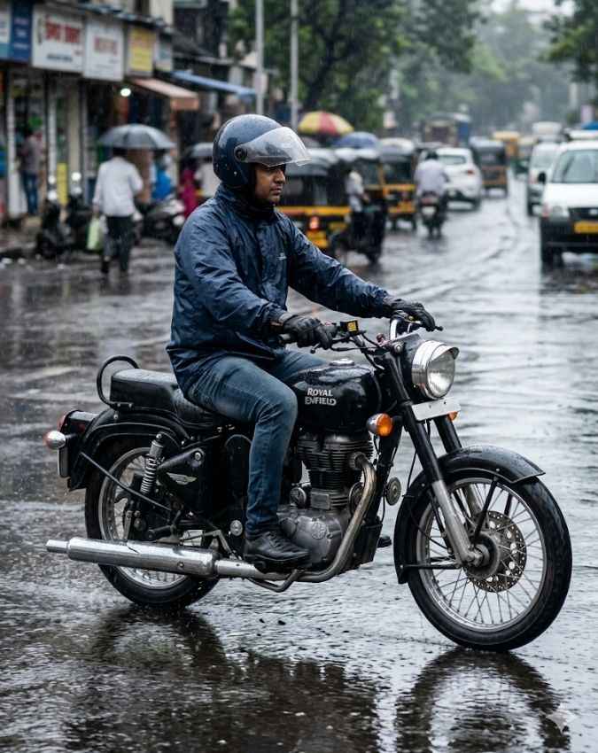 बारिश में ब्रेकिंग के दौरान कितना दबाव देना चाहिए?