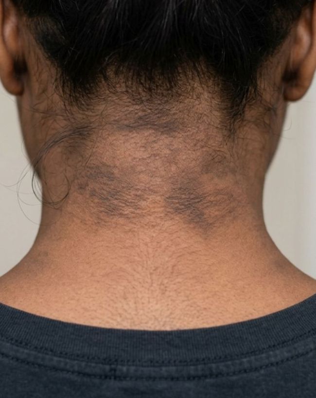 Diabetes Dark Neck-1-2