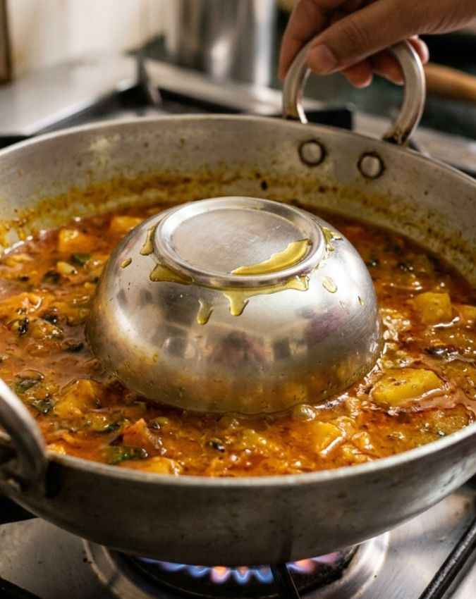 कटोरी से निकलेगा एक्स्ट्रा ऑयल 