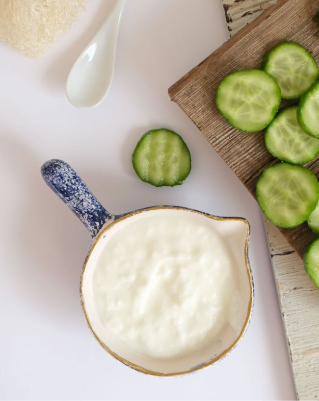 cucumber face pack for glowing skin-1-2