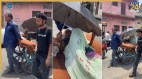 73-Year-Old Woman Taken to Bank on Handcart for Pension