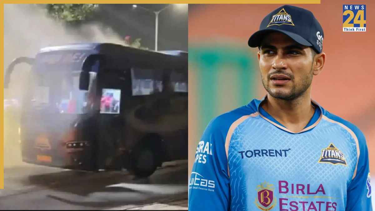 GT Bus Fire Shubman Gill