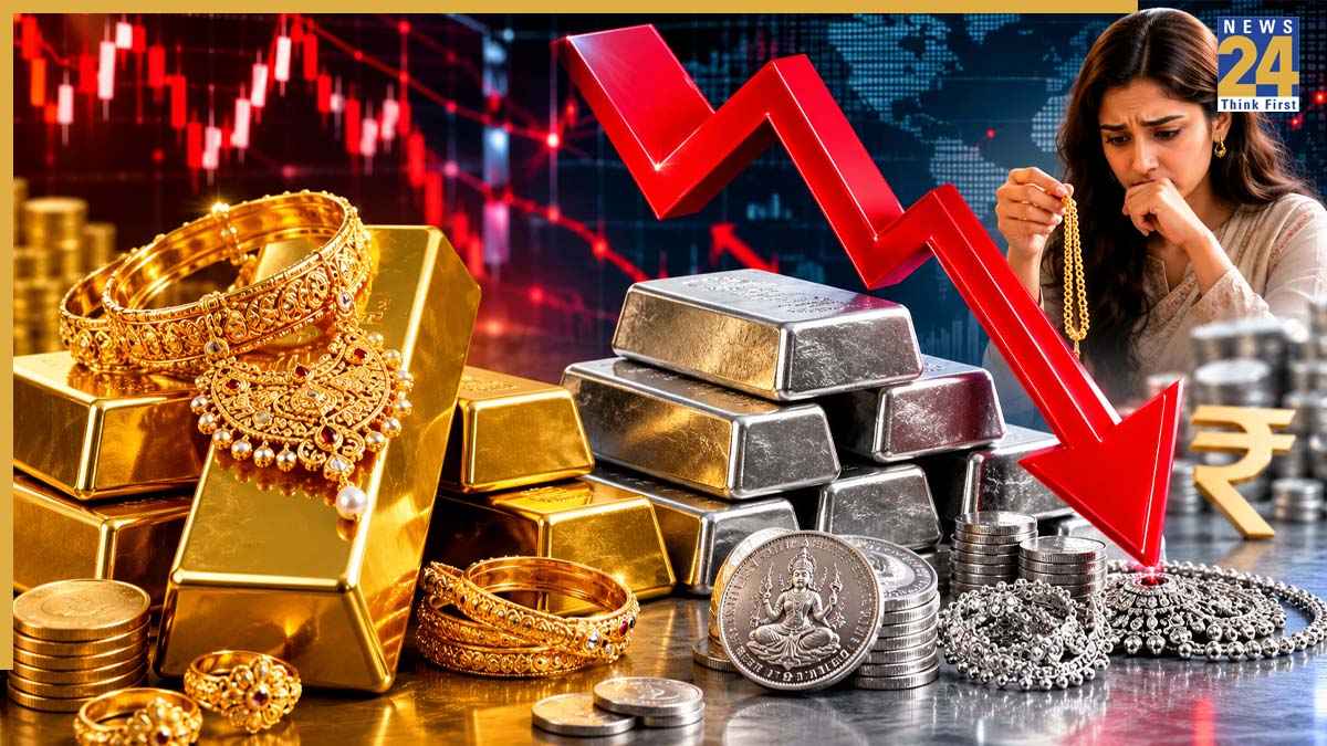 Gold Silver Price Fall Today: चांदी 10000 रुपये तक टूटी, सोना 2300 से ज्यादा हुआ सस्ता; जानें आज के ताजा रेट्स