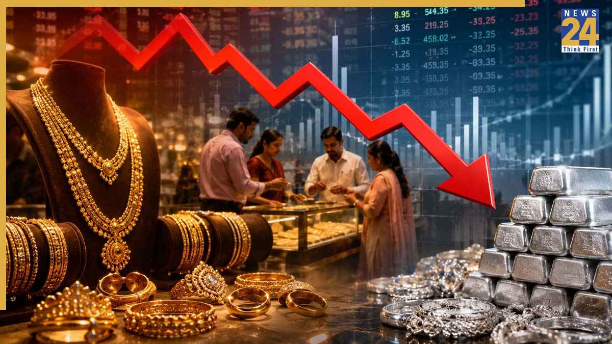 Gold Silver Rate Fall Today : सोने चांदी हो गए इतने सस्‍ते, भाव देख तुरंत भागेंगे खरीदारी करने; देखें 25 जून को 24K, 22K और 18K का रेट