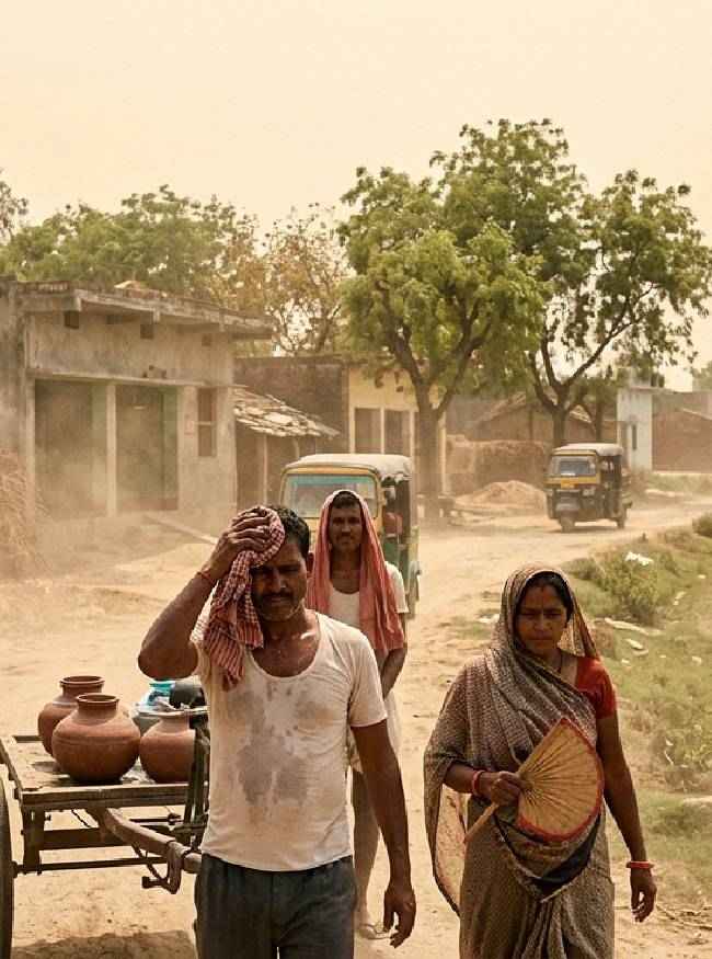 8 राज्यों में लू और उमस की चेतावनी